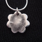 Fingerprint Flower Necklace