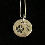 Paw Print Pendant