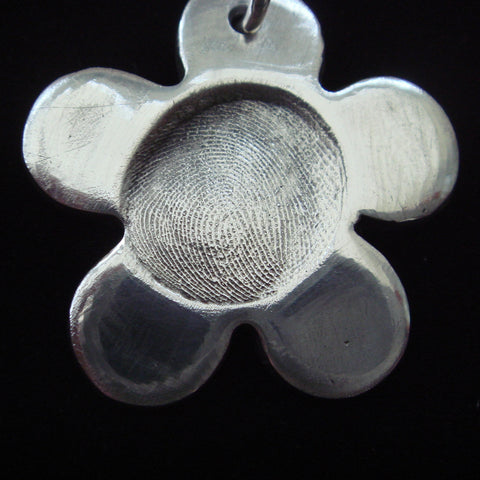 Fingerprint Pendant - Daisy