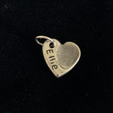 Fingerprint Small Heart Charm