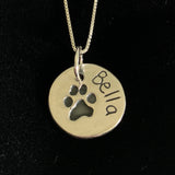 Paw Print Pendant