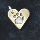 Paw Print Charm