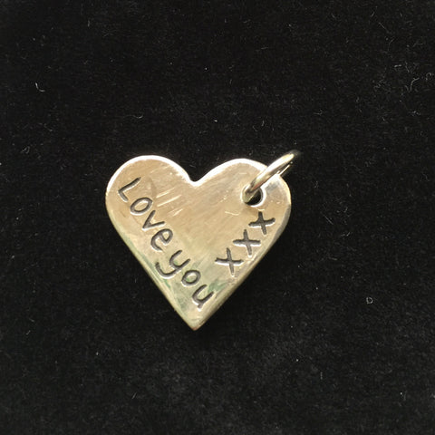 Silver Engraved Only Charm