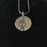 Little Artist Round Pendant