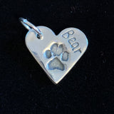 Paw Print Charm