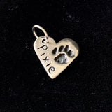 Paw Print Charm