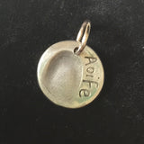 Fingerprint Round Charm