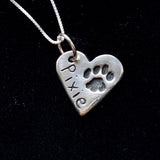 Paw Print Pendant