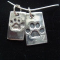 Paw Print Dog Tag